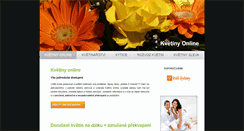 Desktop Screenshot of kvetiny-online.info